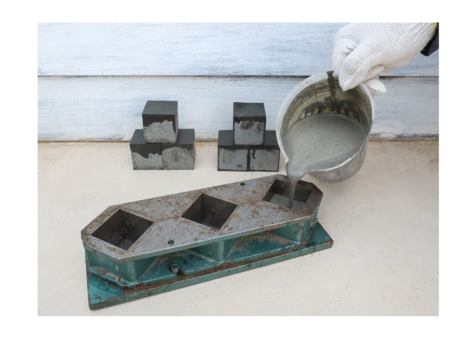 Grout Molds for Cement and Mortar Testing